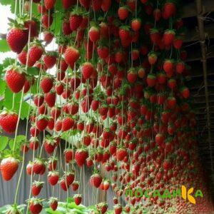 Клубника ампельная Анастасия купить по цене от 370р. в интернет-магазине «Посадика» с доставкой почтой в в Чадане и по всей России – [изображение №1].